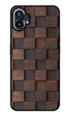 Wooden Cube Design Nothing Phone 1 Glass Case