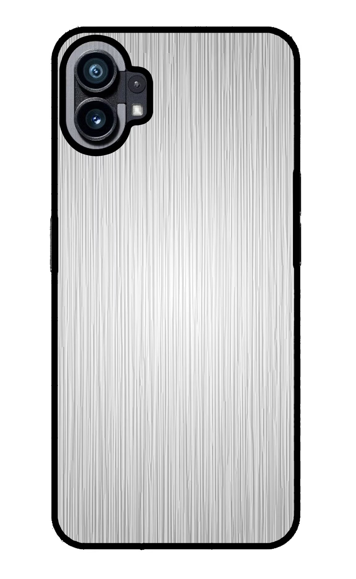Wooden Grey Texture Nothing Phone 1 Glass Case Back Cover by Casekaro
