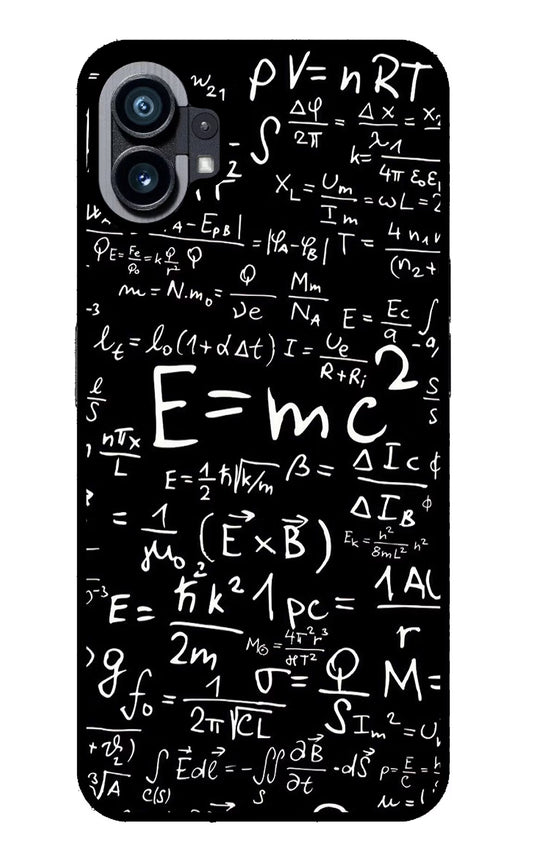 Physics Formula Nothing Phone 1 Glass Case