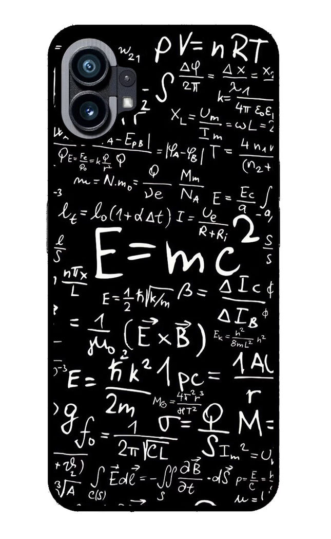 Physics Formula Nothing Phone 1 Glass Case