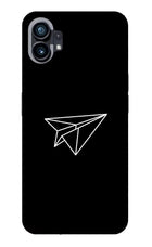 Paper Plane White Nothing Phone 1 Glass Case