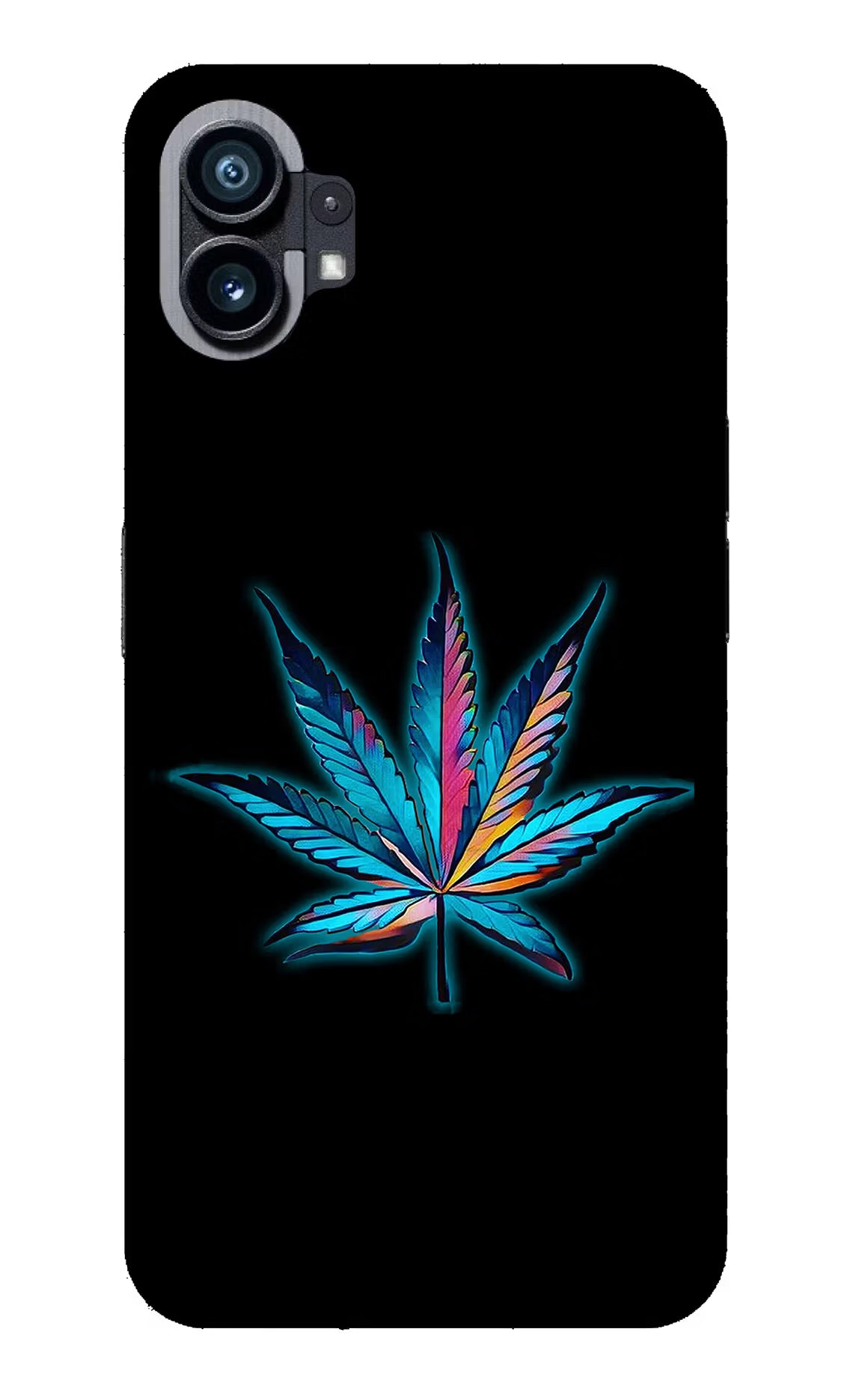 Weed Nothing Phone 1 Glass Case Back Cover by Casekaro