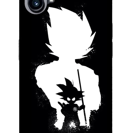 Goku Shadow Nothing Phone 1 Glass Case Back Cover by Casekaro