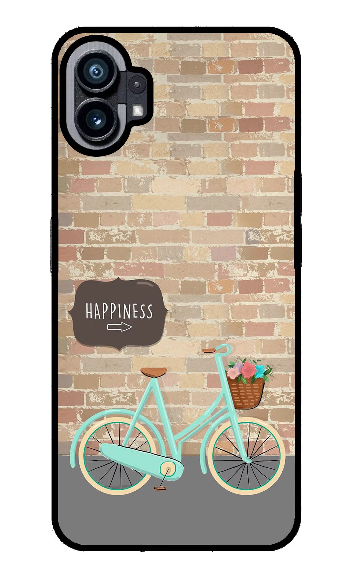 Happiness Artwork Nothing Phone 1 Glass Case Back Cover by Casekaro