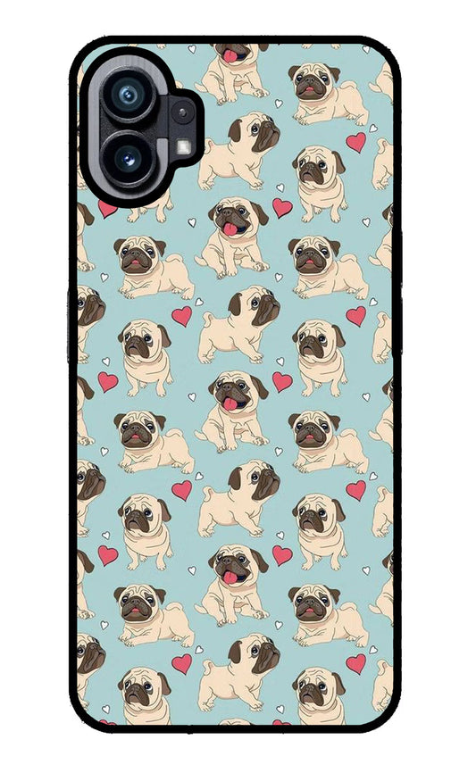 Pug Dog Nothing Phone 1 Glass Case