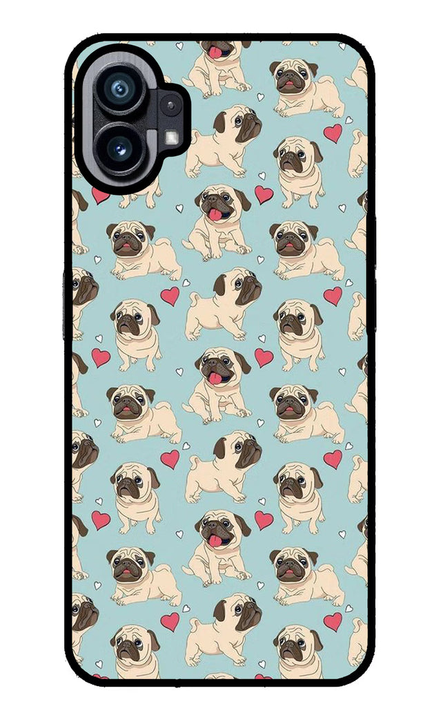 Pug Dog Nothing Phone 1 Glass Case