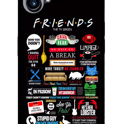 FRIENDS Nothing Phone 1 Glass Case Back Cover by Casekaro