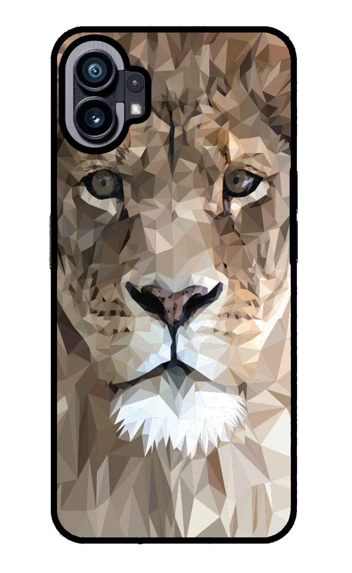 Lion Art Nothing Phone 1 Glass Case