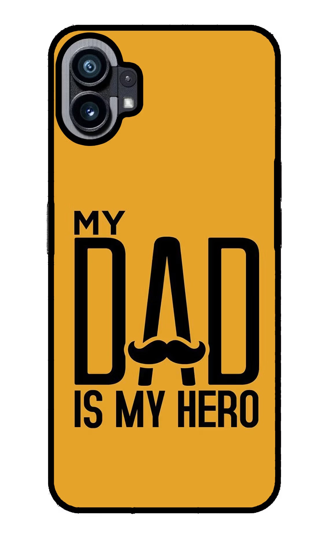 My Dad Is My Hero Nothing Phone 1 Glass Case Back Cover by Casekaro