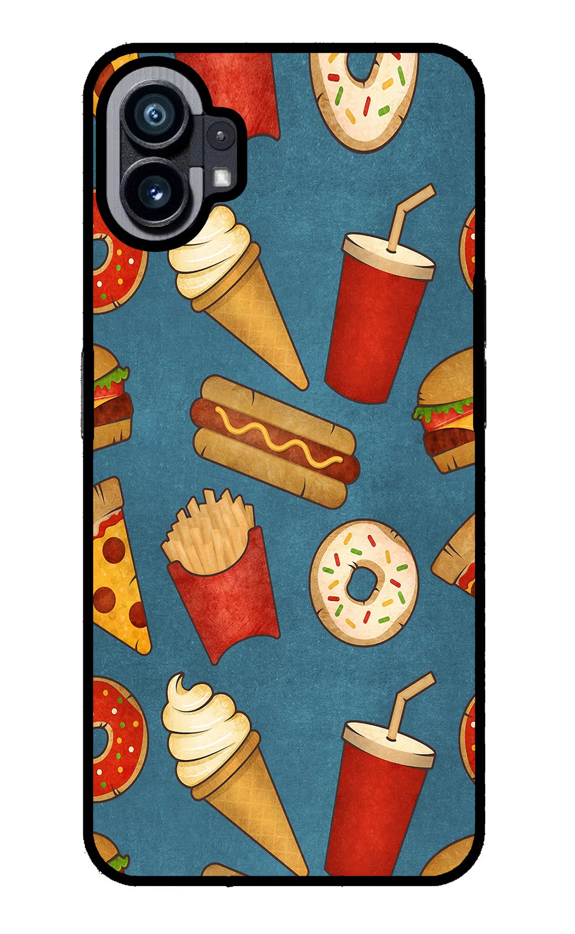 Foodie Nothing Phone 1 Glass Case Back Cover by Casekaro