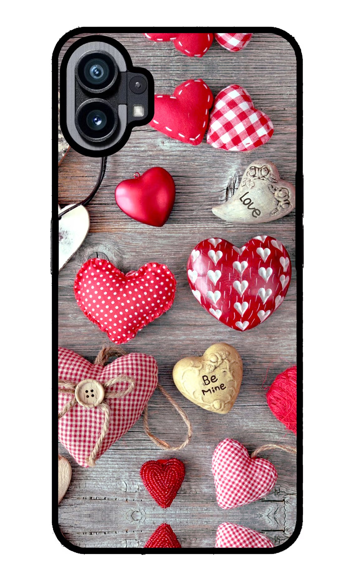 Love Wallpaper Nothing Phone 1 Glass Case Back Cover by Casekaro