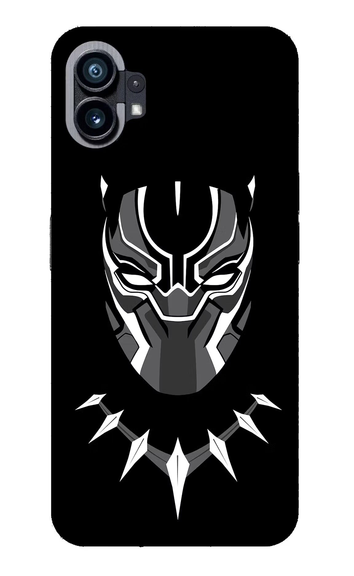Black Panther Nothing Phone 1 Glass Case Back Cover by Casekaro