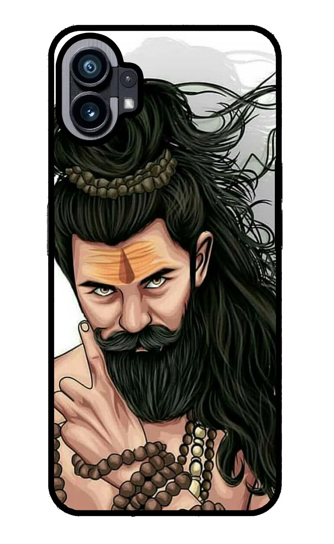 Mahadev Nothing Phone 1 Glass Case Back Cover by Casekaro