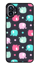 Elephants Nothing Phone 1 Glass Case
