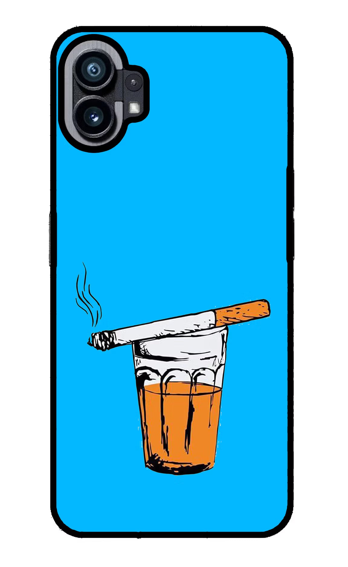 Chai Sutta Nothing Phone 1 Glass Case Back Cover by Casekaro