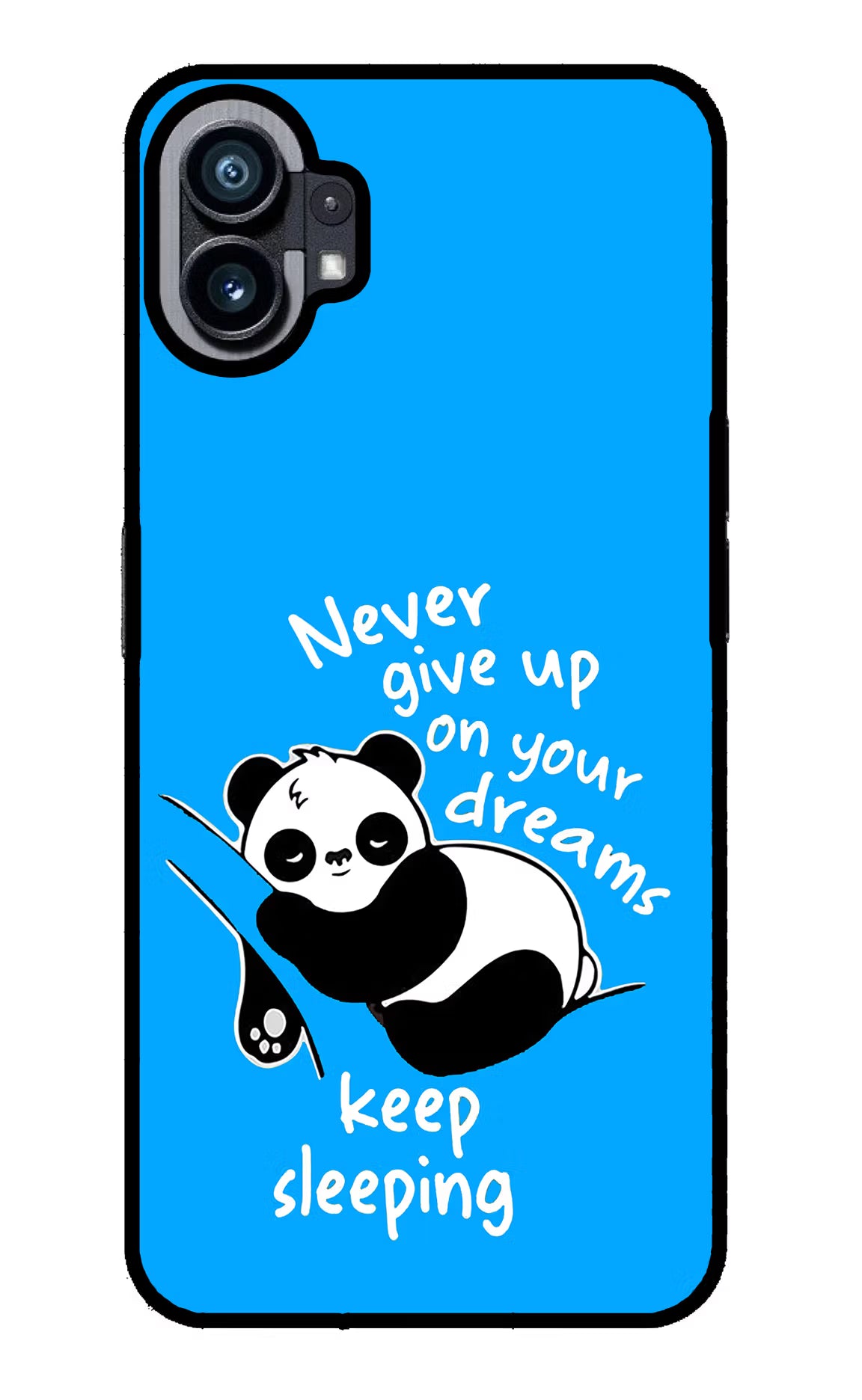Keep Sleeping Nothing Phone 1 Glass Case Back Cover by Casekaro