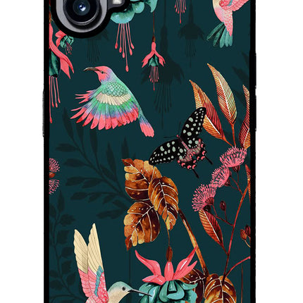 Birds Nothing Phone 1 Glass Case Back Cover by Casekaro