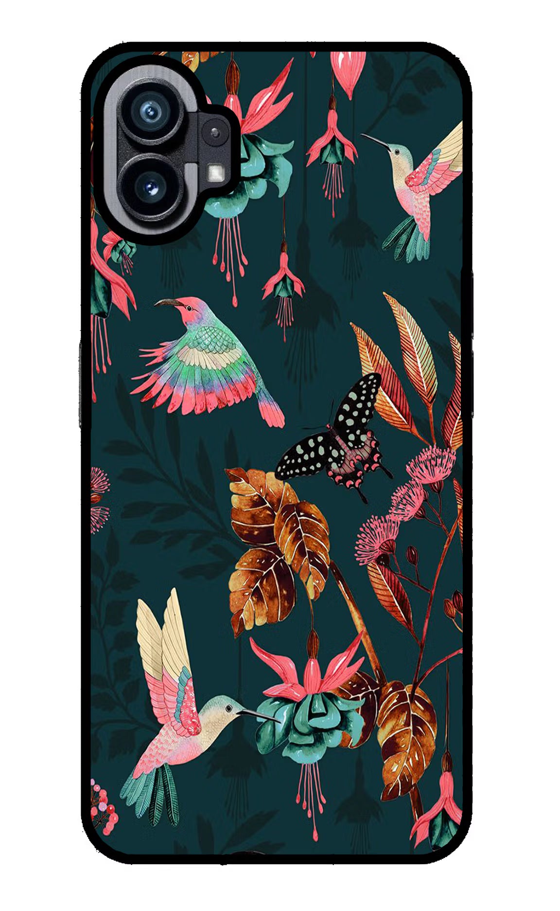 Birds Nothing Phone 1 Glass Case Back Cover by Casekaro