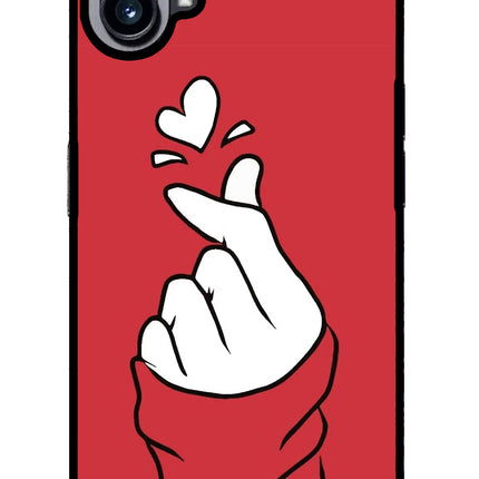 Korean Love Sign Nothing Phone 1 Glass Case