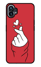 Korean Love Sign Nothing Phone 1 Glass Case