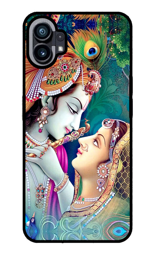 Lord Radha Krishna Nothing Phone 1 Glass Case