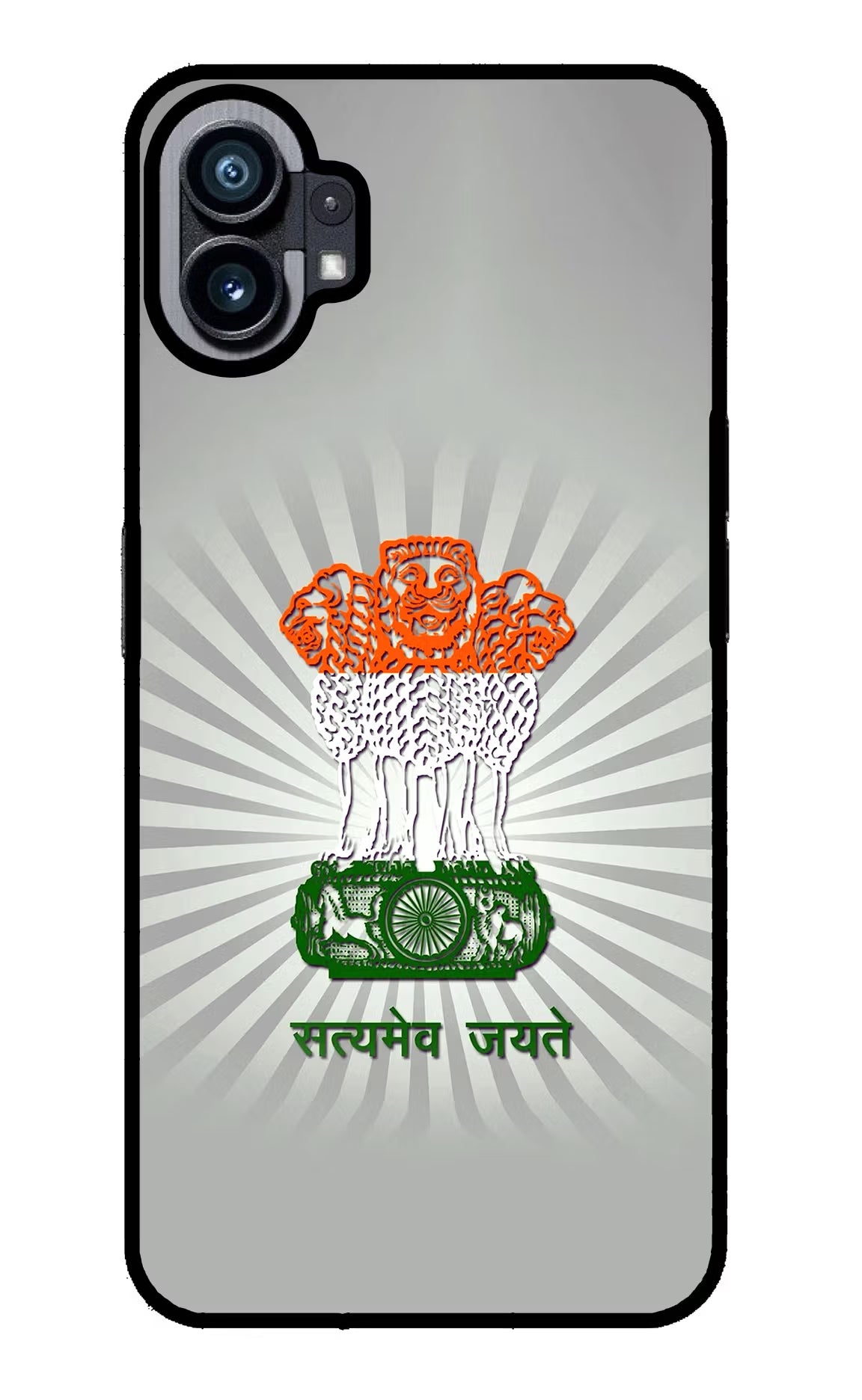Satyamev Jayate Art Nothing Phone 1 Glass Case Back Cover by Casekaro