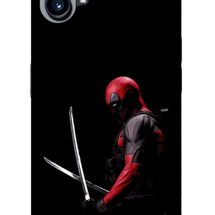 Deadpool Nothing Phone 1 Glass Case Back Cover by Casekaro