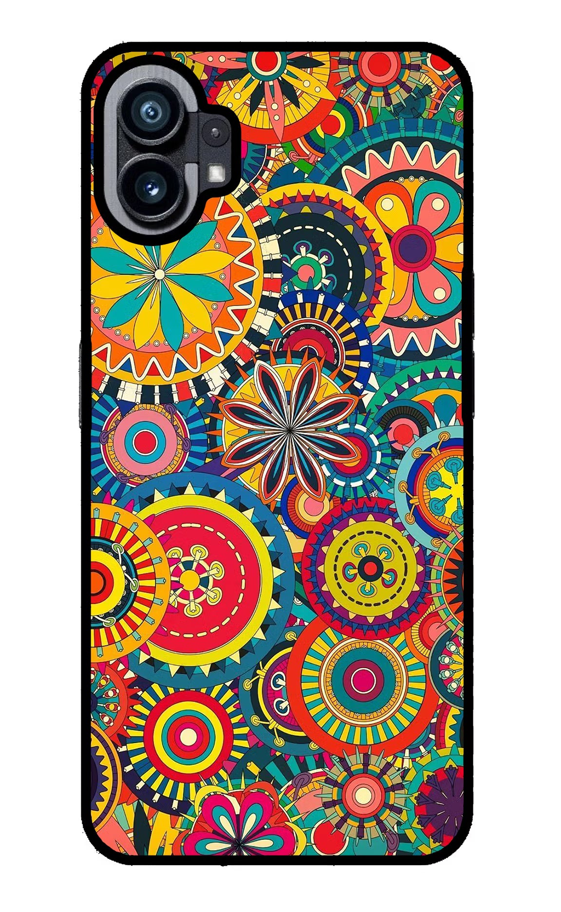 Gol Gol Art Nothing Phone 1 Glass Case Back Cover by Casekaro
