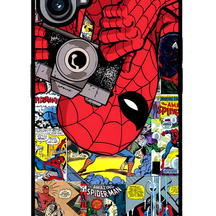 Spider Man Nothing Phone 1 Glass Case Back Cover by Casekaro