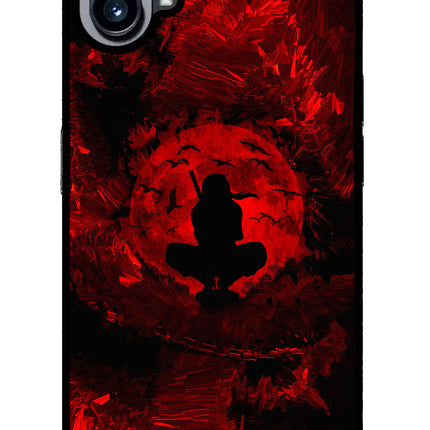 Itachi Uchiha Nothing Phone 1 Glass Case Back Cover by Casekaro