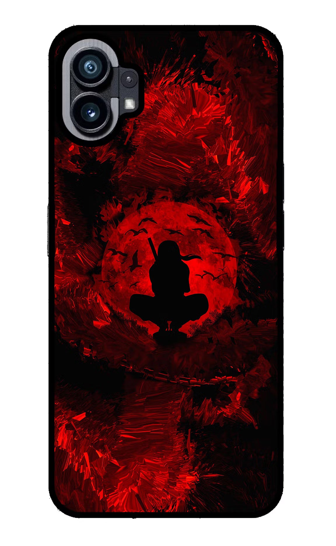 Itachi Uchiha Nothing Phone 1 Glass Case Back Cover by Casekaro