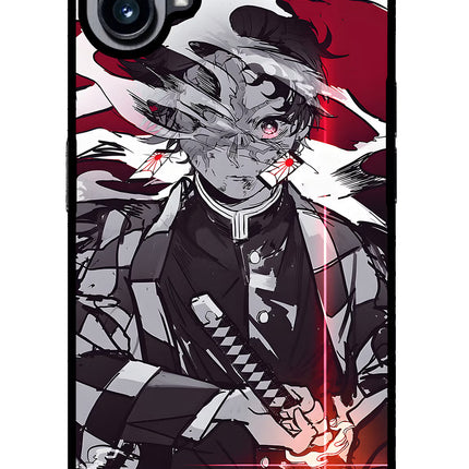 Demon Slayer Nothing Phone 1 Glass Case Back Cover by Casekaro