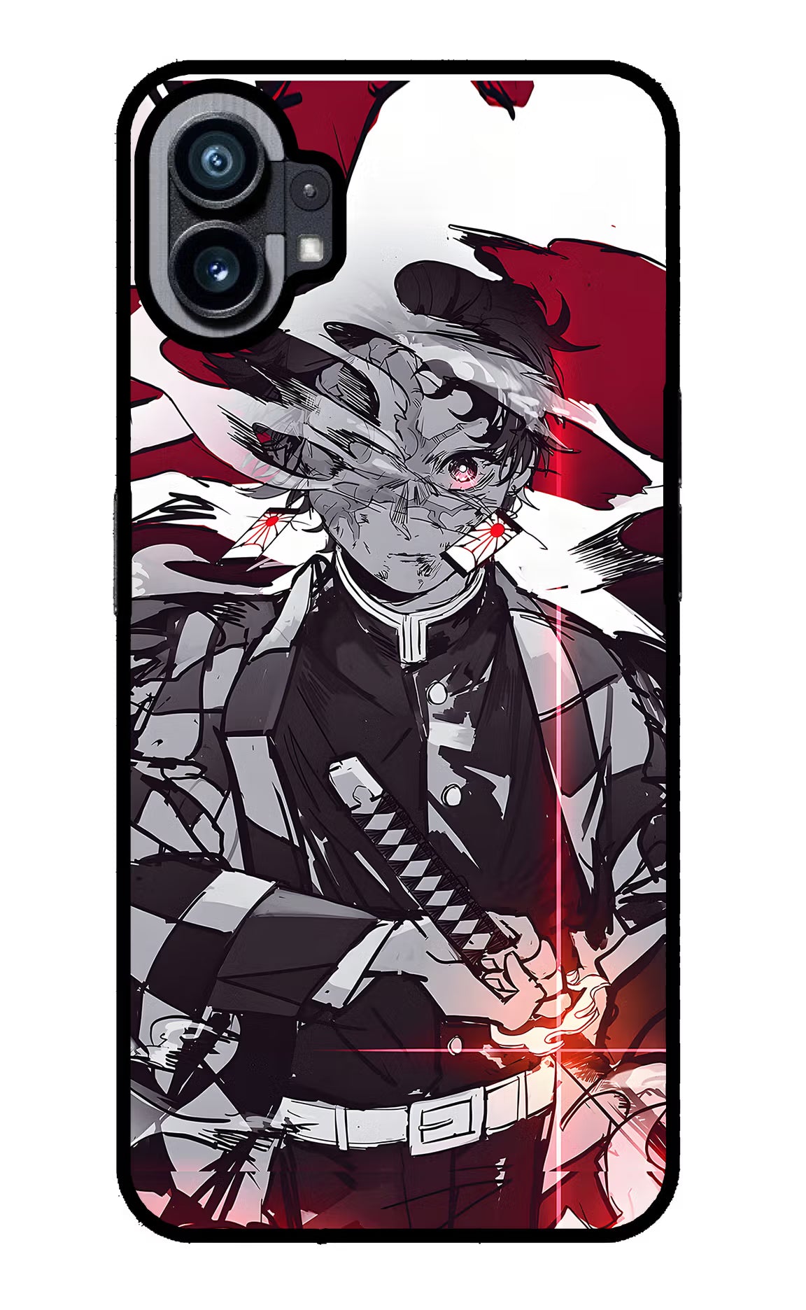 Demon Slayer Nothing Phone 1 Glass Case Back Cover by Casekaro