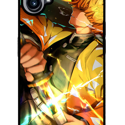Demon Slayer Nothing Phone 1 Glass Case Back Cover by Casekaro