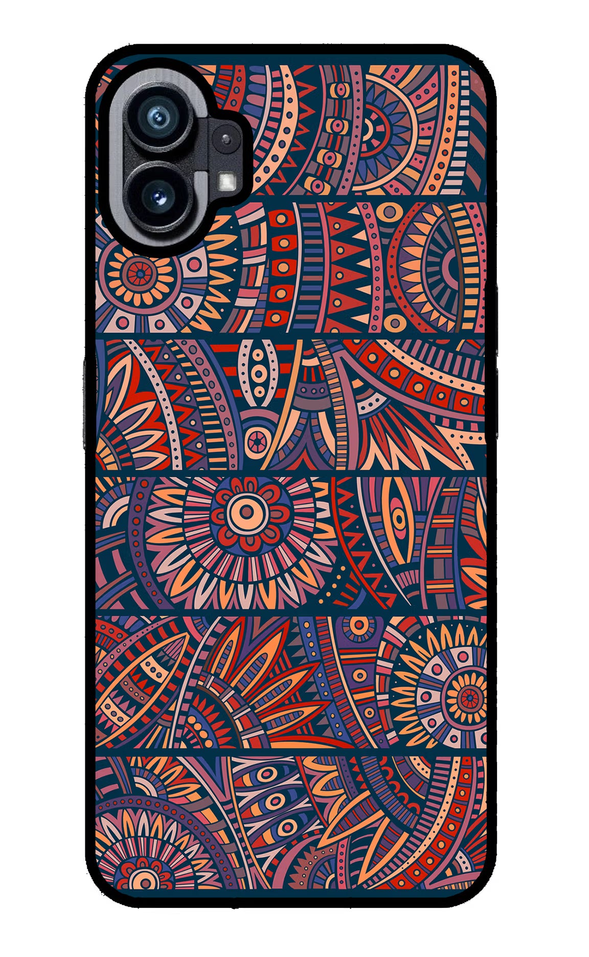 African Culture Design Nothing Phone 1 Glass Case Back Cover by Casekaro