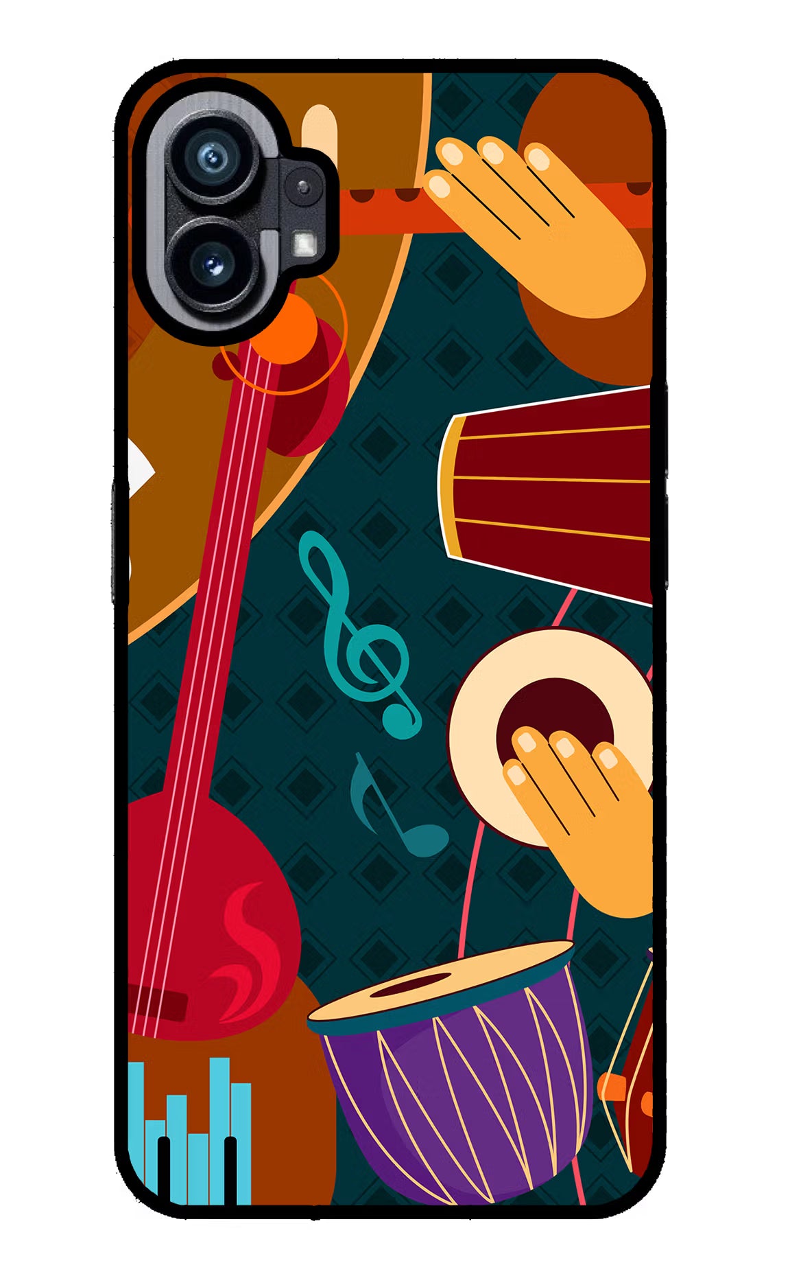 Music Instrument Nothing Phone 1 Glass Case