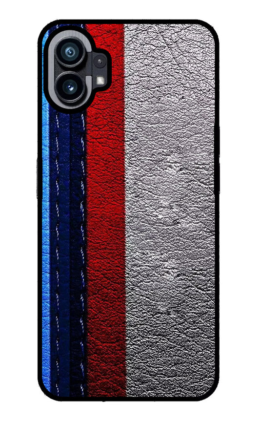 BMW Stripes Nothing Phone 1 Glass Case
