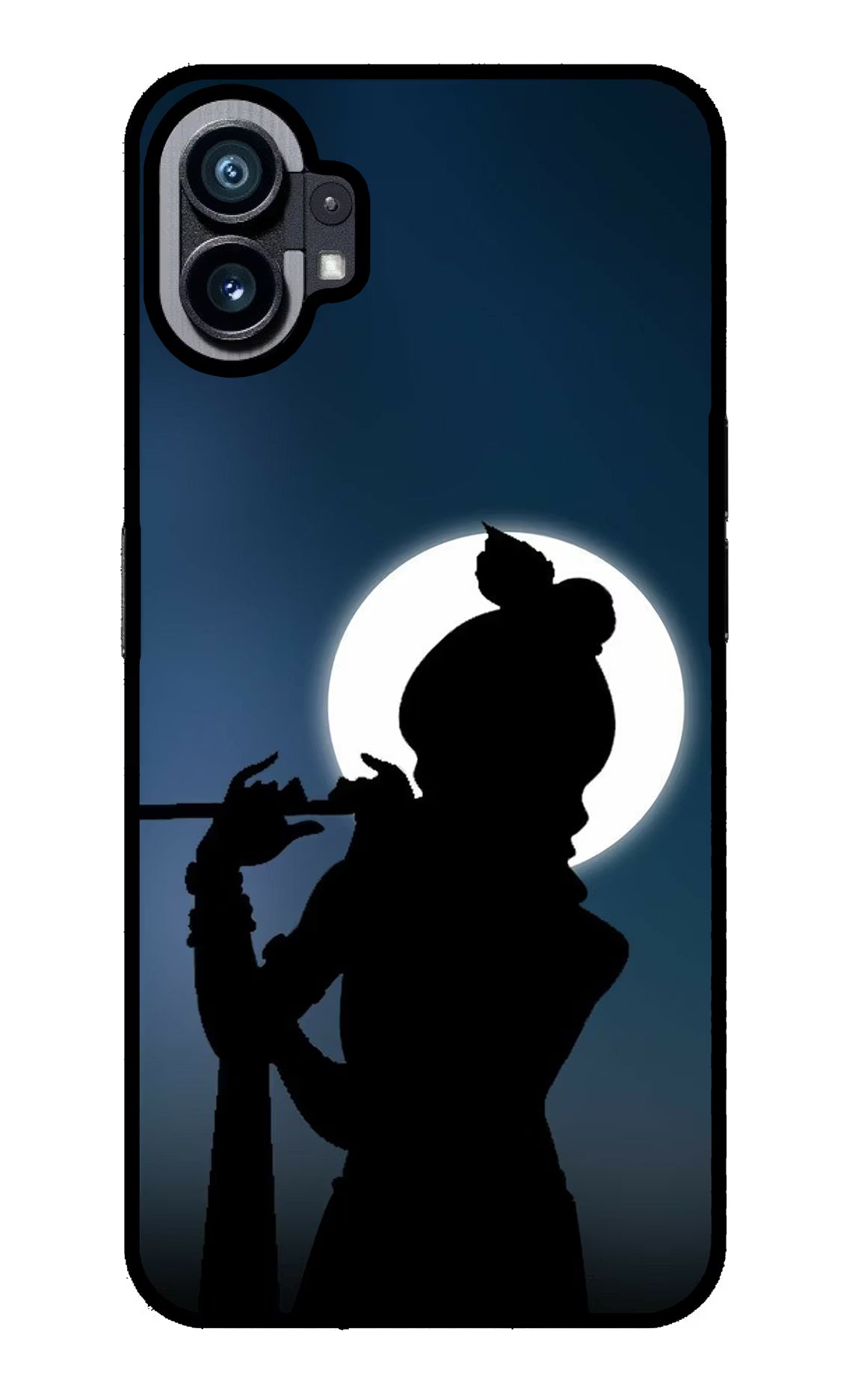 Shri Krishna Silhouette Nothing Phone 1 Glass Case