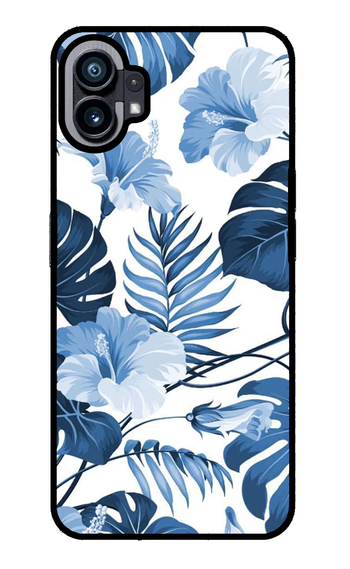 Fabric Art Nothing Phone 1 Glass Case Back Cover by Casekaro