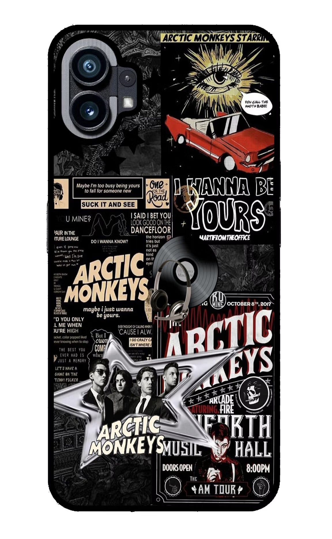 Arctic Monkeys Nothing Phone 1 Glass Case Back Cover by Casekaro