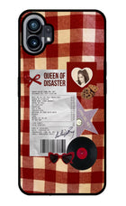 Queen of Disaster Nothing Phone 1 Glass Case