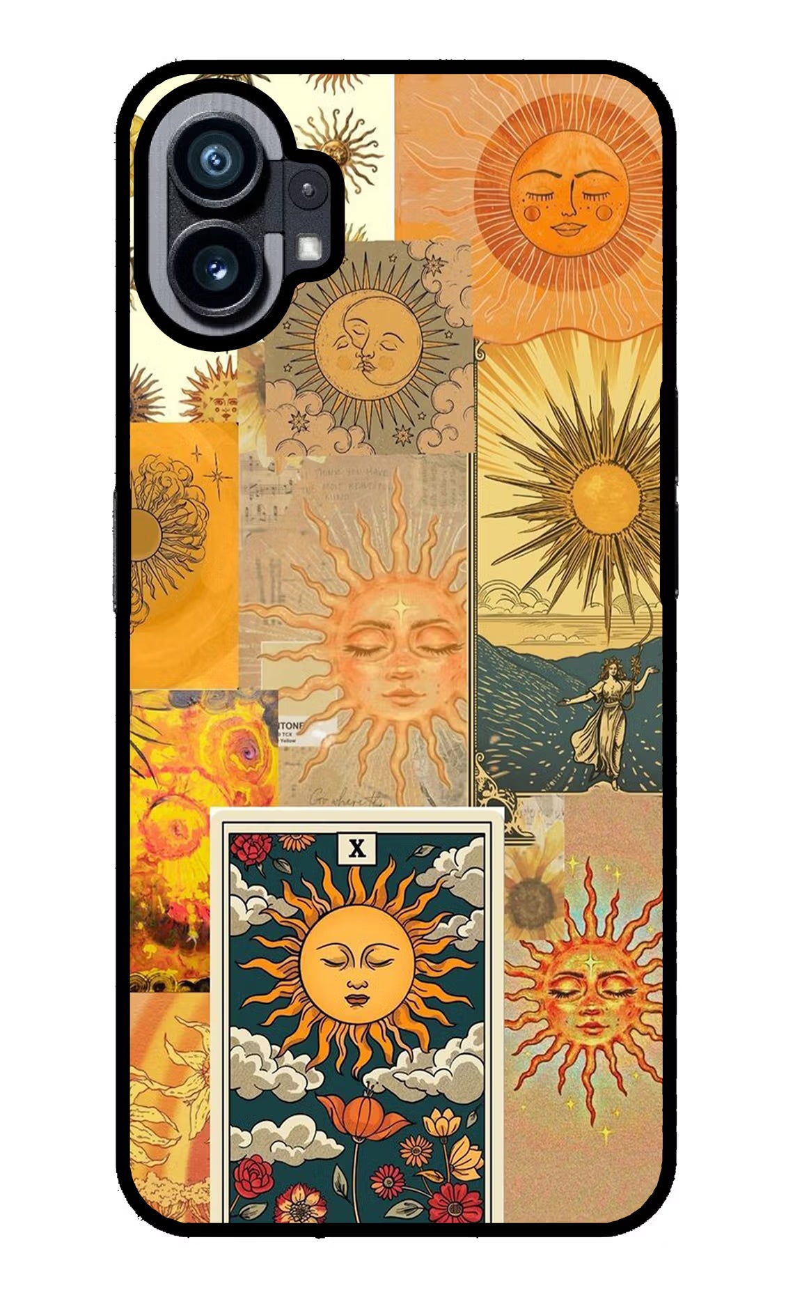Sun Nothing Phone 1 Glass Case Back Cover by Casekaro