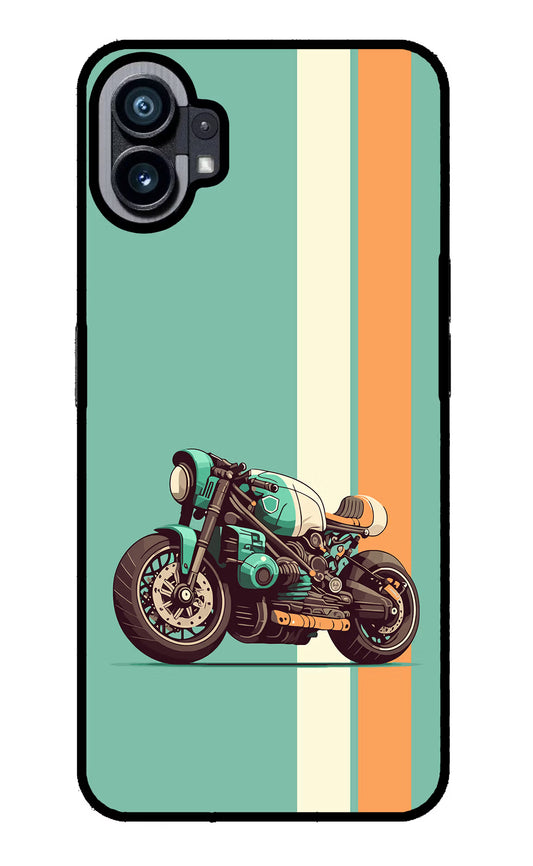Striped Moto Drift Nothing Phone 1 Glass Case