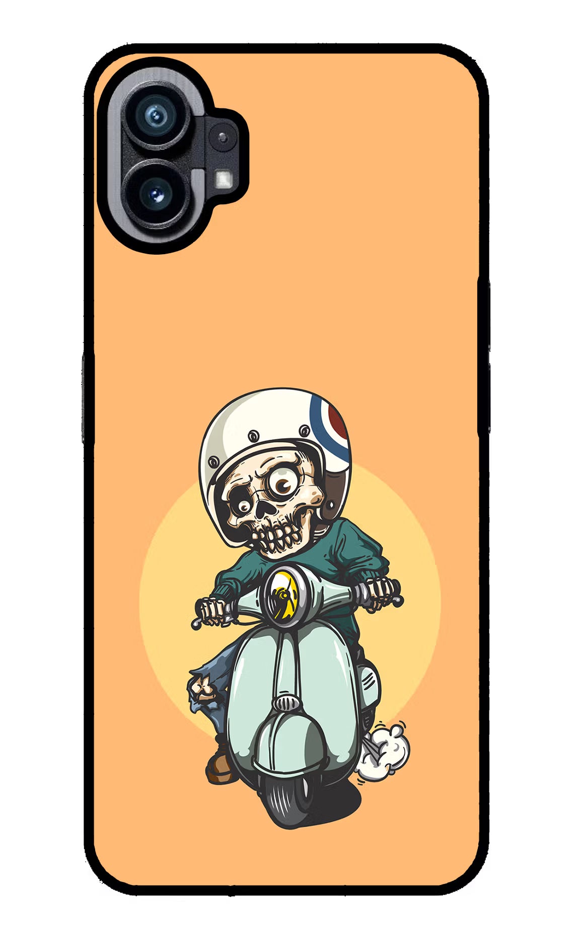 Undead Biker Nothing Phone 1 Glass Case