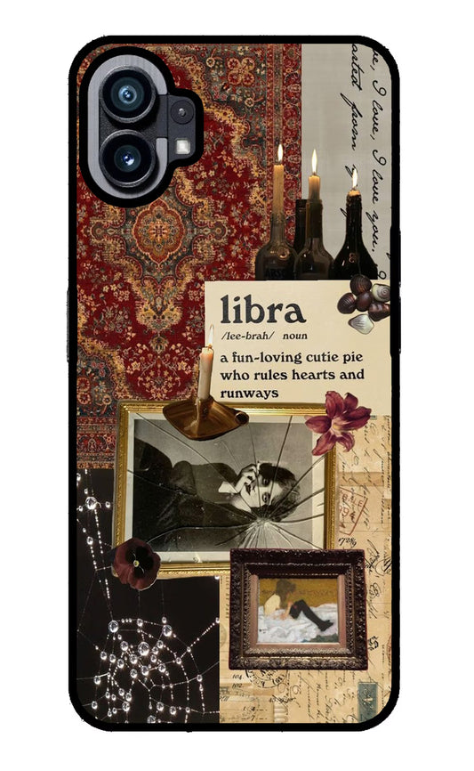 Libra Zodiac Nothing Phone 1 Glass Case