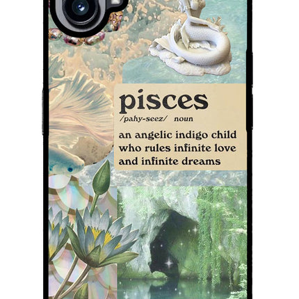 Pisces Zodiac Nothing Phone 1 Glass Case