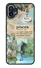 Pisces Zodiac Nothing Phone 1 Glass Case