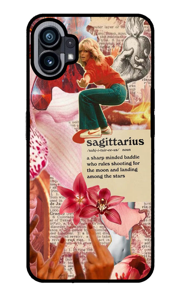 Sagittarius Zodiac Nothing Phone 1 Glass Case