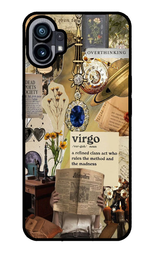 Virgo Zodiac Nothing Phone 1 Glass Case
