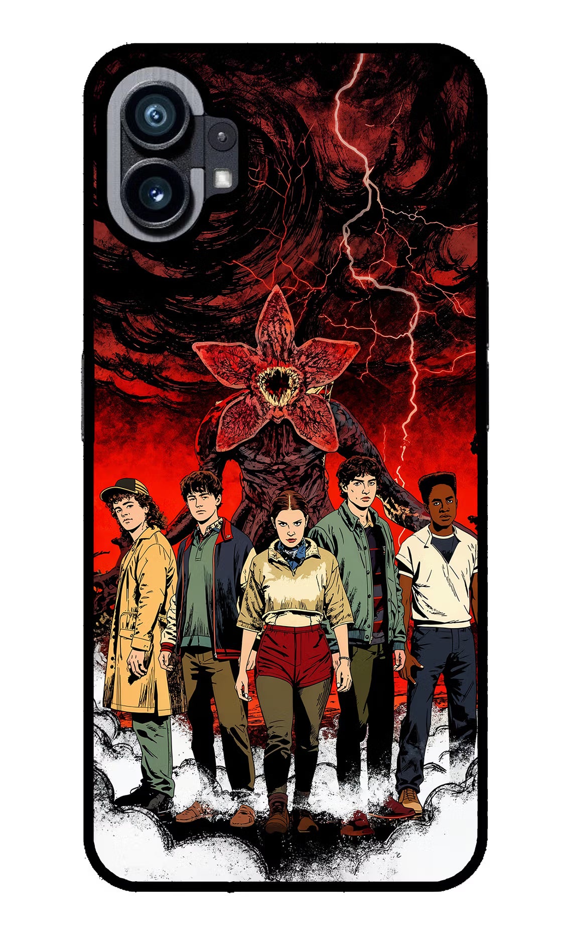 Ordinary Things Characters Nothing Phone 1 Glass Case Back Cover by Casekaro